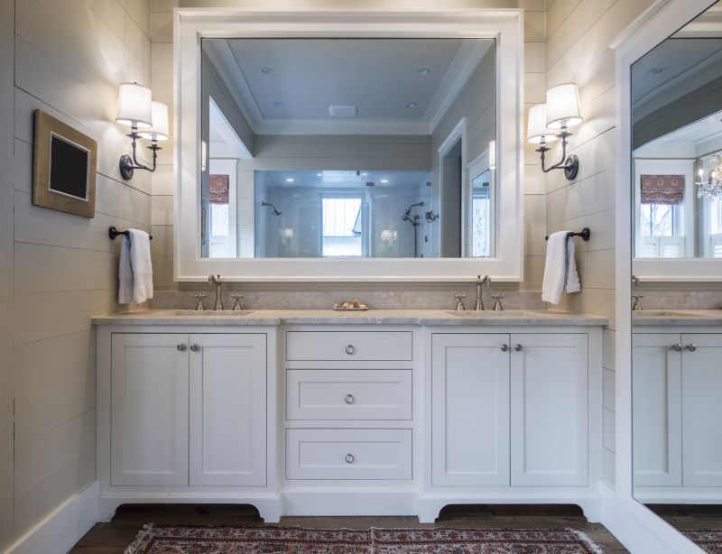 Elegant Vanity with Lighting